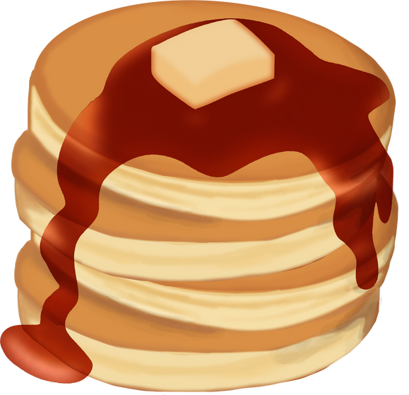 Pancakes with Butter and Syrup